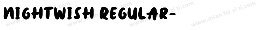 Nightwish Regular字体转换